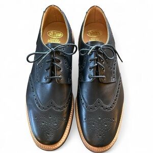 Black Leather Oxford Shoes